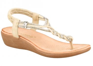 Σανδάλια γυναικεία | Ανατομικά | Amarpies | ABZ30227 | Μπεζ - Amarpies - 